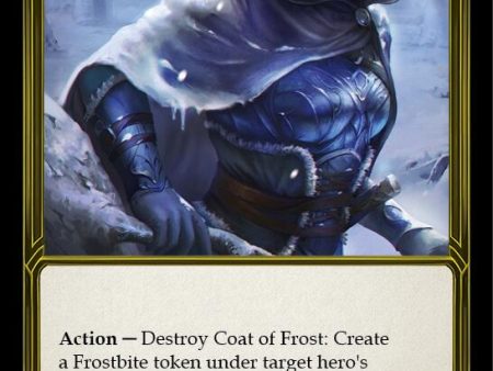 Coat of Frost (Golden) [FAB105] (Promo)  Cold Foil Online now