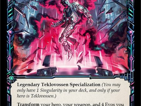 Singularity    Teklovossen, the Mechropotent (Cold Foil Marvel) [EVO010] (Bright Lights)  Cold Foil Online