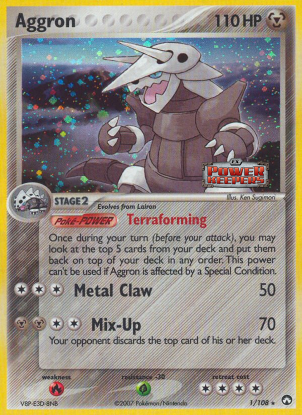 Aggron (1 108) (Stamped) [EX: Power Keepers] Sale