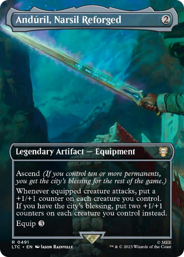 Anduril, Narsil Reforged (Borderless) [The Lord of the Rings: Tales of Middle-Earth Commander] For Cheap