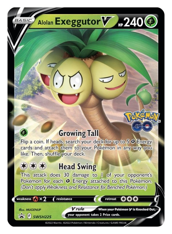 Alolan Exeggutor V (SWSH225) [Sword & Shield: Black Star Promos] For Discount