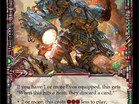 Terminator Tank (Extended Art) [EVO055] (Bright Lights)  Rainbow Foil on Sale