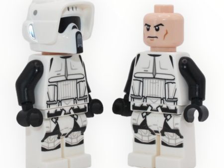 Scout Trooper (dual molded helmet, frown with cheek lines) Online