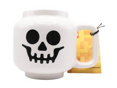 Large Ceramic Skeleton Mug Online now