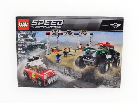 Retired Set 75894 Speed Champions 1967 Mini Cooper S Rally and 2018 MINI John Cooper Works Buggy For Sale