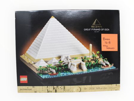 Certified Used Set 21058 Architecture The Great Pyramid of Giza (bags 4-8 still sealed) Online