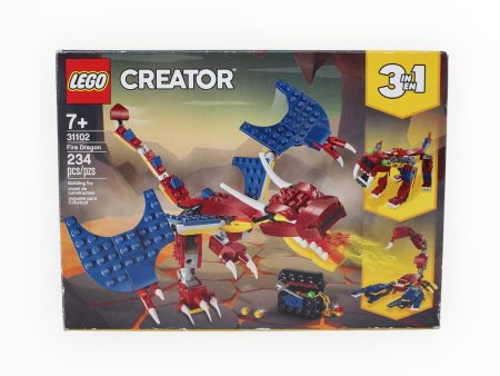 Certified Used Set 31102 Creator Fire Dragon on Sale