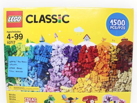 Certified Used Set 10717 Classic Bricks Bricks Bricks (white and tan open, all other bags sealed) Online Sale