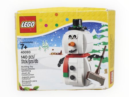 Retired Set 40093 LEGO Snowman (2014, damaged box) Sale